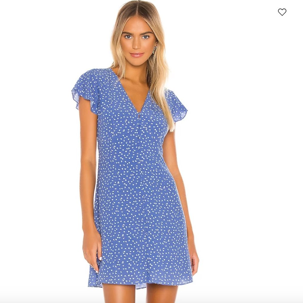 Rails Helena Dress in Blue Wisteria - Extra Small
